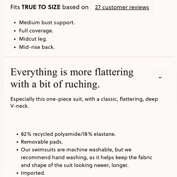 NWT J CREW Ruched plunge one-piece swimsuit in black - Picture 7 of 8